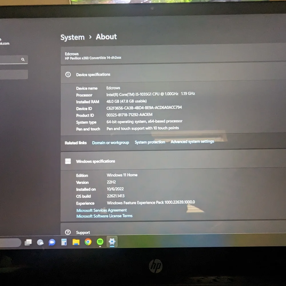 HP Pavillion X360